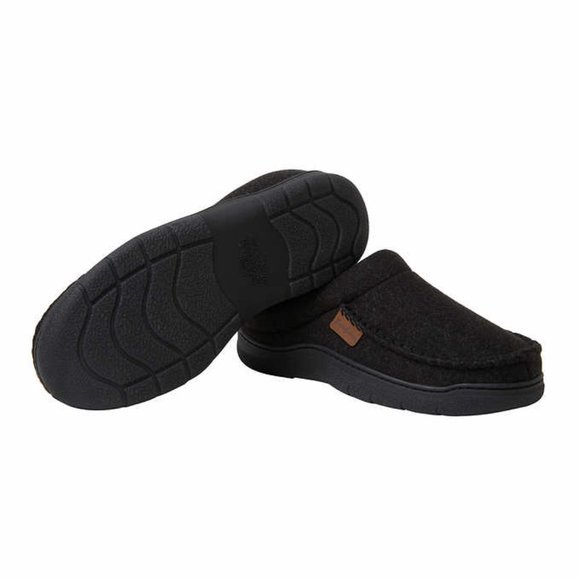 DEARFOAM Mens House Slippers Shoes 7/8 Brand New Black small NIB - Picture 5 of 8